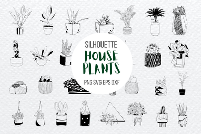 House Plants&nbsp;Silhouette Bundle