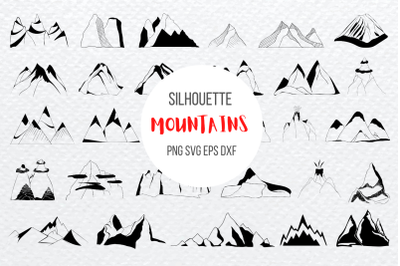 Mountains Silhouette Bundle