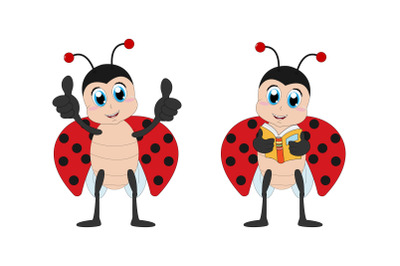 cute ladybug animal cartoon