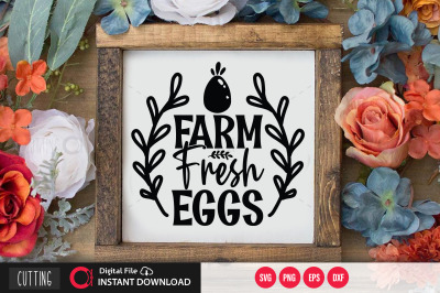 Farm Fresh Eggs svg