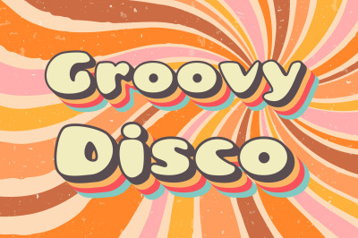 Groovy Disco 70s Font