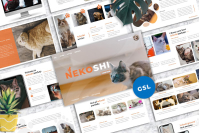 Nekoshi - Pet Business Googleslide Template