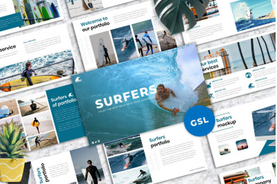 Surfers - Creative Business Googleslide Template