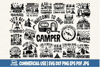 Camping SVG Bundle, Explore Svg, Camp Svg, Png