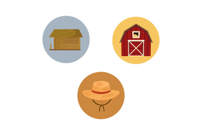 Rural hat Fill Bundle Icon