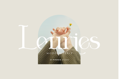 Louries - A Fancy Modern Serif Font