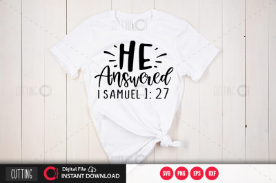 he answered i samuel 1 27 svg