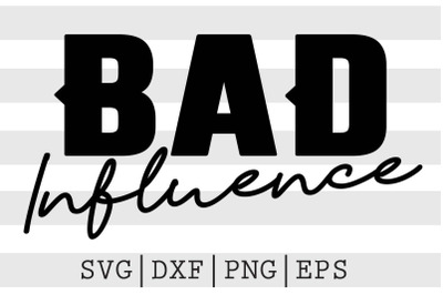 Bad influence SVG