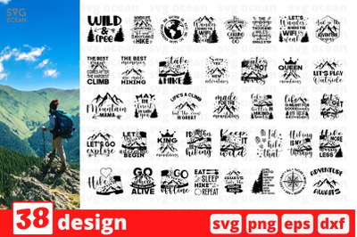 Hiking SVG Bundle