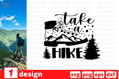 Take a hike SVG Cut File