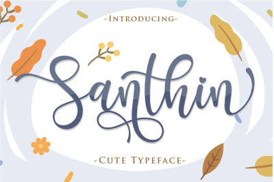 Santin - Script Calligraphy