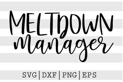 Meltdown manager SVG