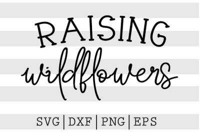 Raising wildflower SVG