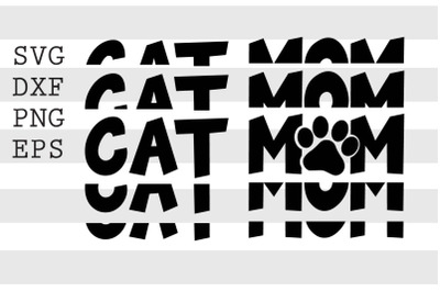 Cat mom SVG