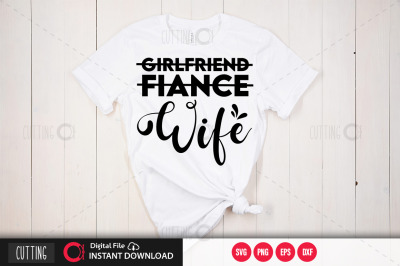 girlfriend fiance wife svg