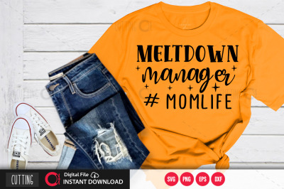 meltdown manager #momlife svg