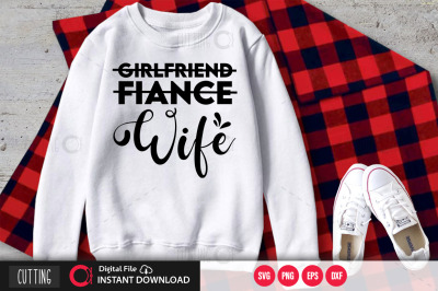 girlfriend fiance wife svg