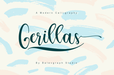 Gerillas - A Modern Calligraphy