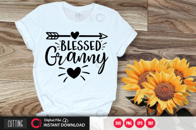 blessed granny svg