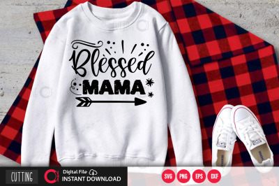 blessed mama svg