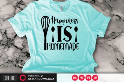 happiness is homemade svg