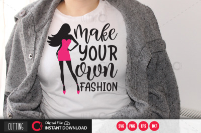 make your own fashion SVG