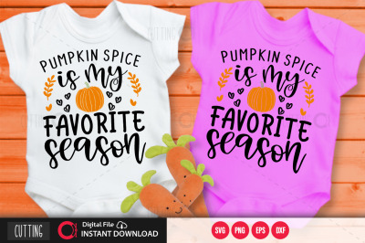 pumpkin spice is my favorite season SVG