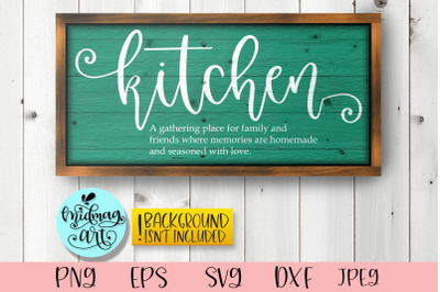 Kitchen definition sign svg, kitchen svg