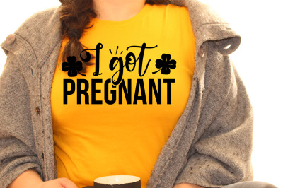 I got pregnant SVG