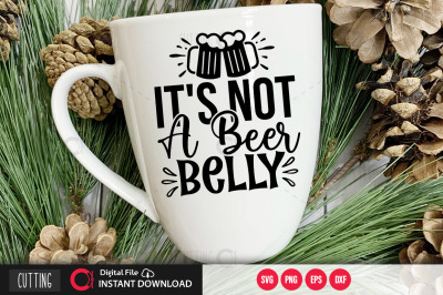 Its not a beer belly SVG