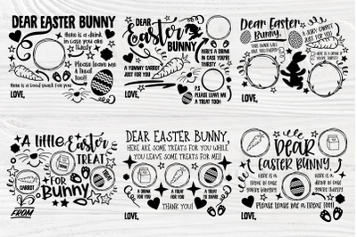 Easter Tray SVG Bundle&2C; Dear Easter Bunny Svg