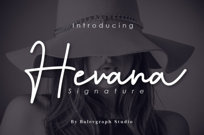 Hevana Signature Script Font