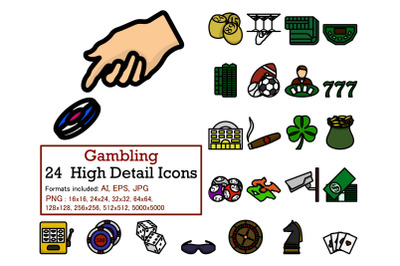 Gambling Icon Set