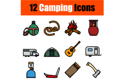 Camping Icon Set