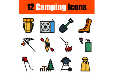 Camping Icon Set