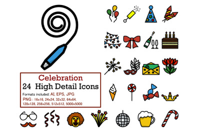 Celebration Icon Set