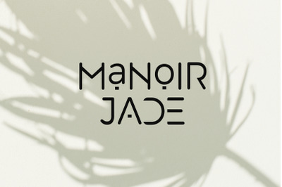 Manoir Jade. Sans Serif Font