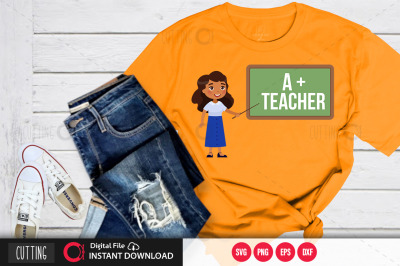 a &2B; teacher svg