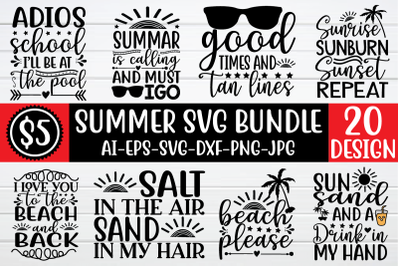 Summer svg bundle vol - 1