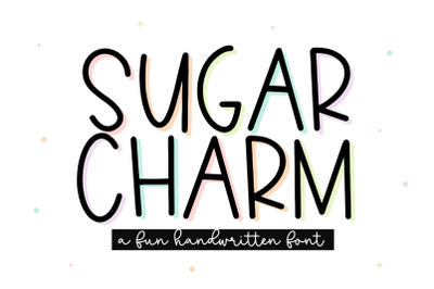Sugar Charm - Thin Handwritten Font