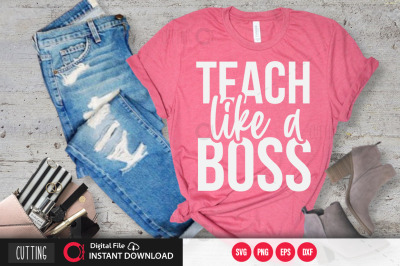 teach like a boss 2 svg