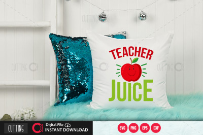 teacher juice svg