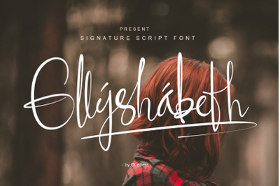 Ellyshabeth  Signature Script + Swash
