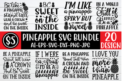 pineapple svg bundle vol2