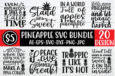 pineapple svg bundle vol 1
