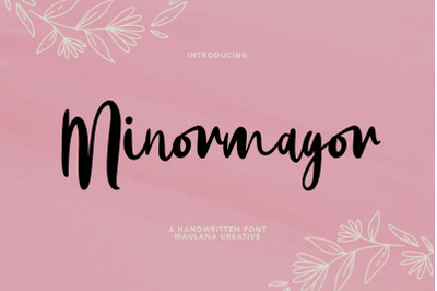 Minormayor Handwritten Font