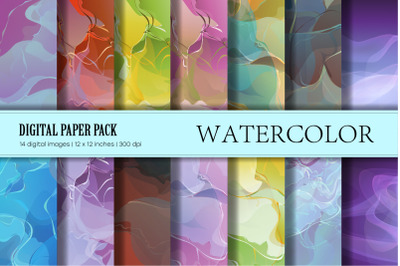 Watercolor Texture Digital Paper 03