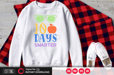 100 days smarter svg