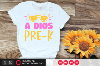 a dios pre k  2 svg