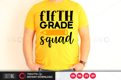 fifth grade squad 1 svg